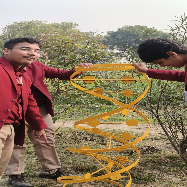 Class 8 at the School eco park